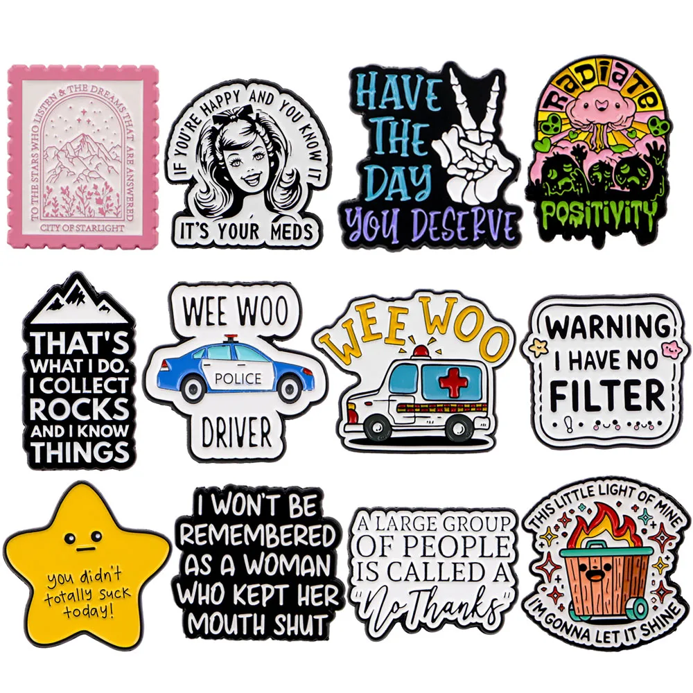 Dustbin Funny Quotation Enamel Pins Brooches Woman Men Backpack Bags Badge Fashion Lapel Jewelry Friends Birthday Gifts
Dustbin Funny Quotation Enamel Pins Brooches Woman Men Backpack Bags Badge Fashion Lapel Jewelry Friends Birthday Gifts