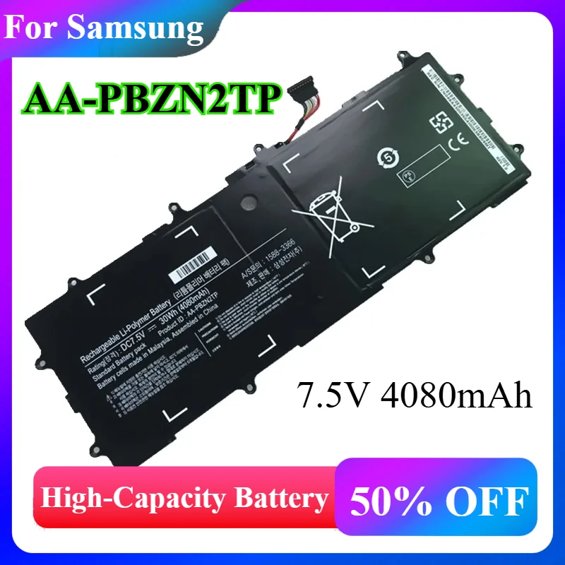 Laptop Battery AA-PBZN2TP For Samsung NP905S3K 910S3K 905S3G 910S3G 910S3L NP910S3L 905S3L 915s3g XE500T1C 7.5V 4080mAh
Laptop Battery AA-PBZN2TP For Samsung NP905S3K 910S3K 905S3G 910S3G 910S3L NP910S3L 905S3L 915s3g XE500T1C 7.5V 4080mAh