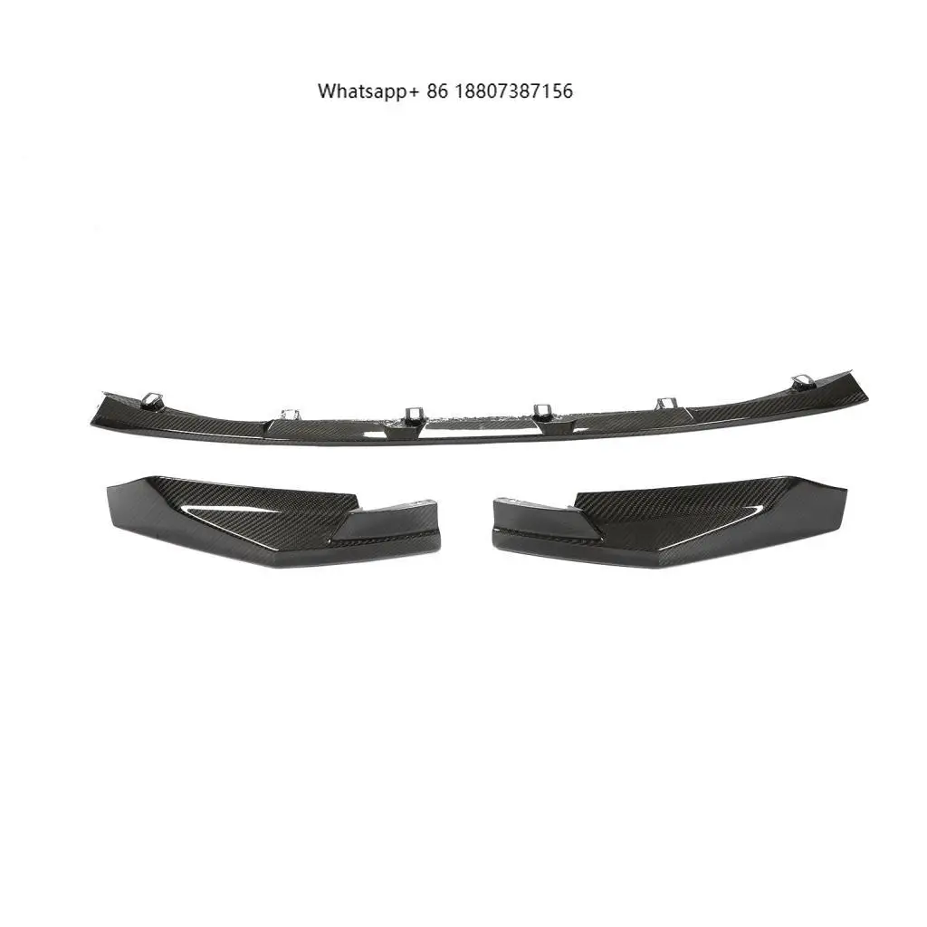 3 PCS Dry Carbon Fiber Car Front Bumper Lip forBMW G80 M3 G82 M4 2021-2022
3 PCS Dry Carbon Fiber Car Front Bumper Lip forBMW G80 M3 G82 M4 2021-2022