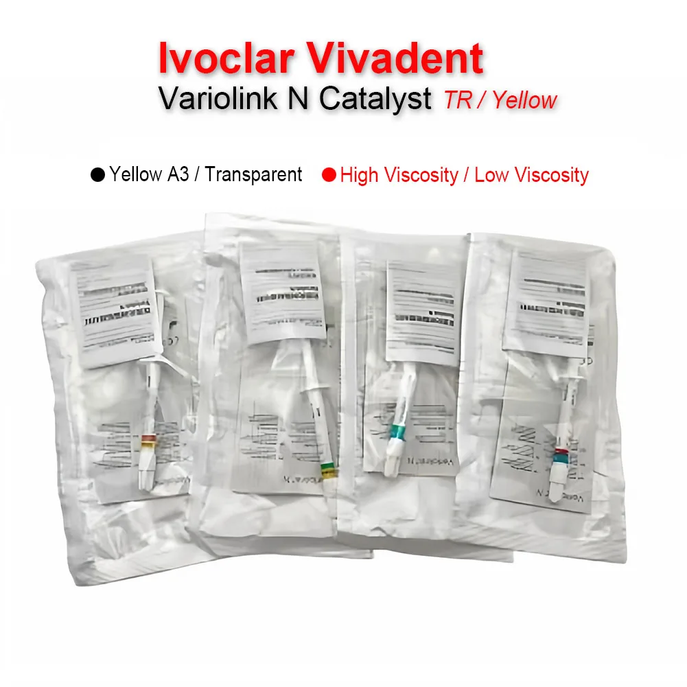 Ivoclar Vivadent Dental Luting Cement Dual Cure Variolink N Catalyst Composite Material Restoration Adhesive High/Low Viscosity
Ivoclar Vivadent Dental Luting Cement Dual Cure Variolink N Catalyst Composite Material Restoration Adhesive High/Low Viscosity