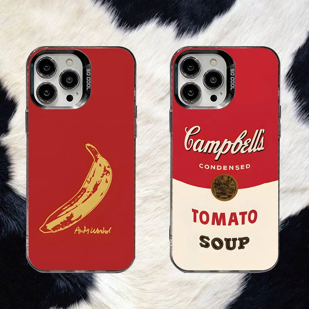 A-Andy Warhol Pop Art Banana Phone Case For iPhone 16,15,14,13,12,11,8,7,Pro,Max,Plus,Mini,XS,SE Anti Fall Black Matte Hard 
A-Andy Warhol Pop Art Banana Phone Case For iPhone 16,15,14,13,12,11,8,7,Pro,Max,Plus,Mini,XS,SE Anti Fall Black Matte Hard