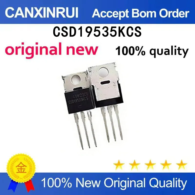 (5-100 PCS) Brand new original CSD19535KCS TO-220 100V 187A spot chip IC
(5-100 PCS) Brand new original CSD19535KCS TO-220 100V 187A spot chip IC