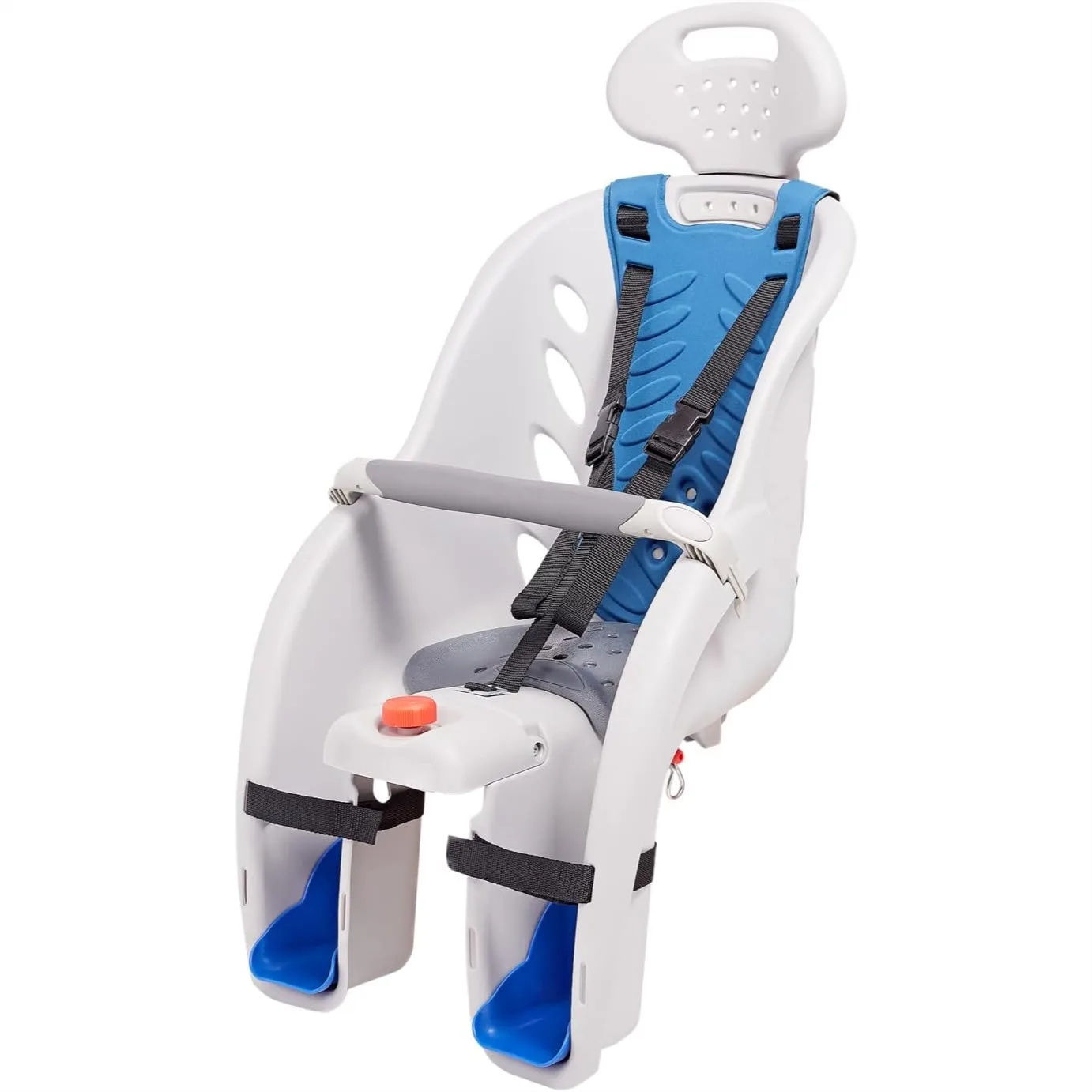 Rear Child Bike Seat for Toddler with Adjustable Safety Harness, Quick Release Design, Comfortable Padding, Fits Most Adult
Rear Child Bike Seat for Toddler with Adjustable Safety Harness, Quick Release Design, Comfortable Padding, Fits Most Adult