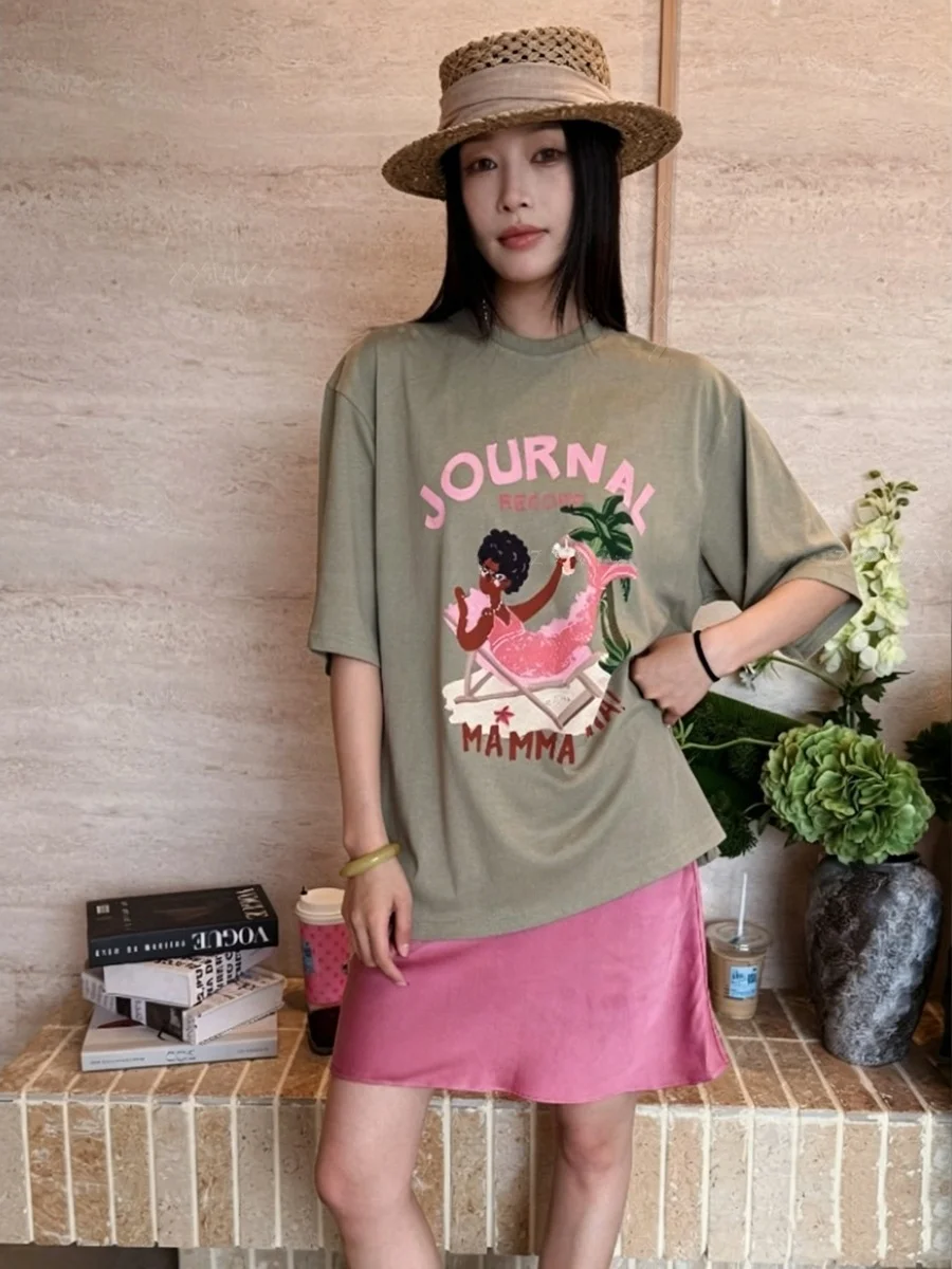 plus Size Women's Summer New Fashionable Casual Print T-shirt Crew Neck Commute Casual Style Women's Top High Waist Shorts
plus Size Women's Summer New Fashionable Casual Print T-shirt Crew Neck Commute Casual Style Women's Top High Waist Shorts