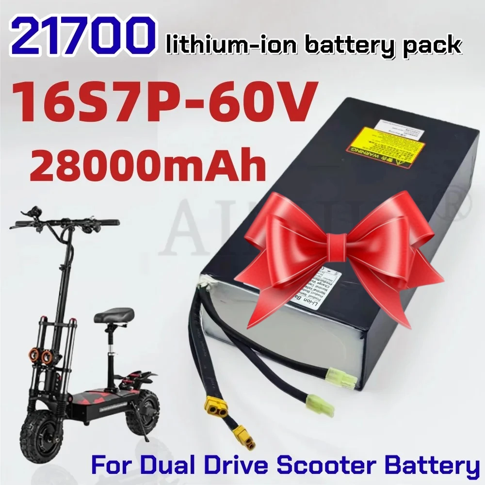 16S7P 60 В 28 Ач/28000 мАч 21700 литиевая аккумуляторная батарея подходит для аккумулятора скутера с двойным приводом
16S7P 60 В 28 Ач/28000 мАч 21700 литиевая аккумуляторная батарея подходит для аккумулятора скутера с двойным приводом