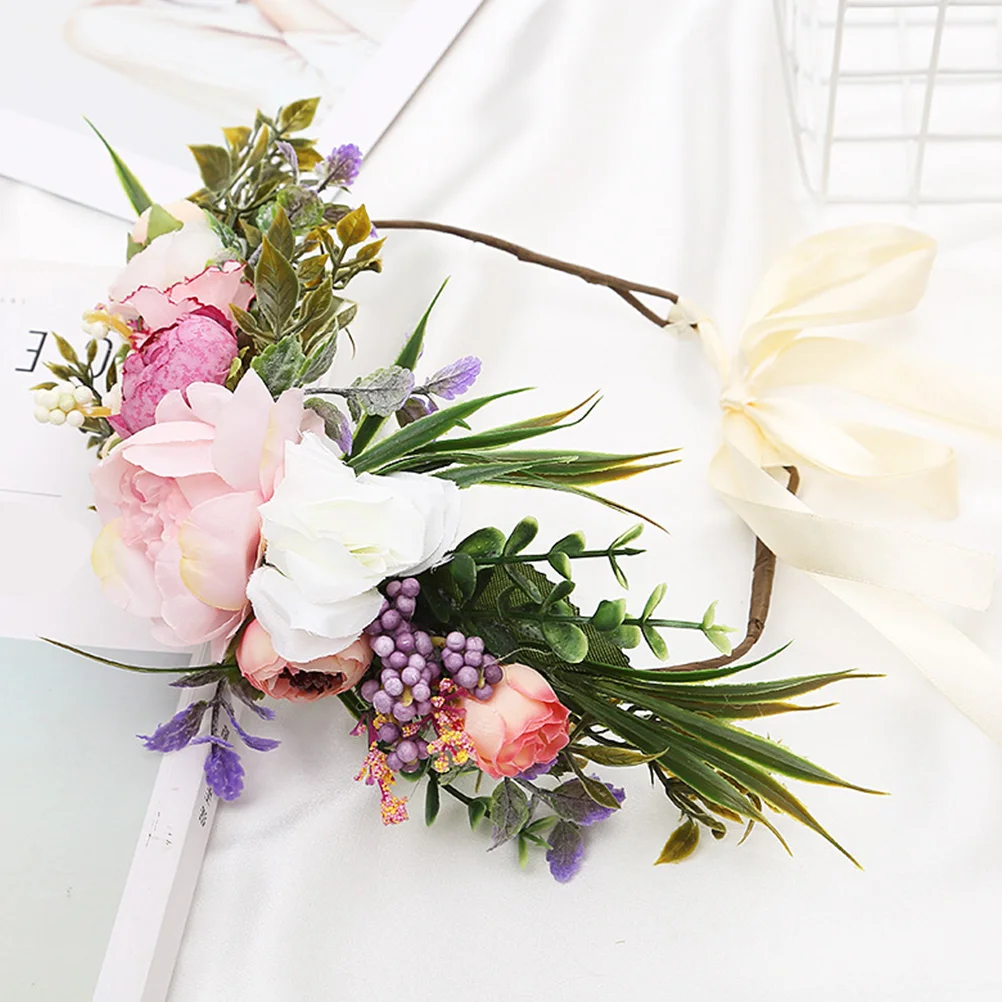 Flower Headband Garland Headpiece Hair Crown for Women Girls Elegant Bridal Wedding Decor Headwear Crown Accessory
Flower Headband Garland Headpiece Hair Crown for Women Girls Elegant Bridal Wedding Decor Headwear Crown Accessory