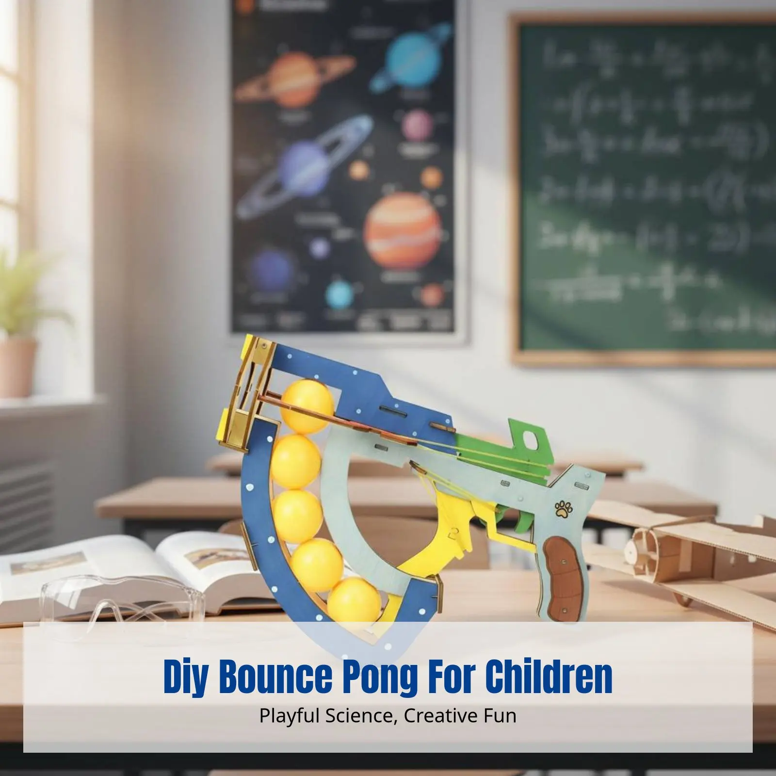 Science Toy, DIY Racket Sport Pong Wooden Assembly Kit, Hands-On Educational Toy for Kids, Creative Learning, For Boys and Girls
Science Toy, DIY Racket Sport Pong Wooden Assembly Kit, Hands-On Educational Toy for Kids, Creative Learning, For Boys and Girls