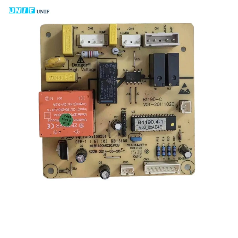 Core Control Circuit Board for Meiling Refrigerator B1190.4-1 B1190-C B1190-ML BCD-221ZE3BDA Replacement Parts
Core Control Circuit Board for Meiling Refrigerator B1190.4-1 B1190-C B1190-ML BCD-221ZE3BDA Replacement Parts