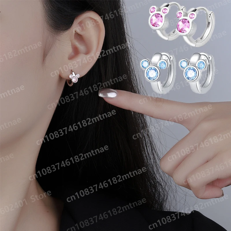 Disney Cartoon Mickey Zircon Earrings Fashion Personality Senior Sense Circle Ear Buckle Light Luxury Earrings Girls Jewelry
Disney Cartoon Mickey Zircon Earrings Fashion Personality Senior Sense Circle Ear Buckle Light Luxury Earrings Girls Jewelry