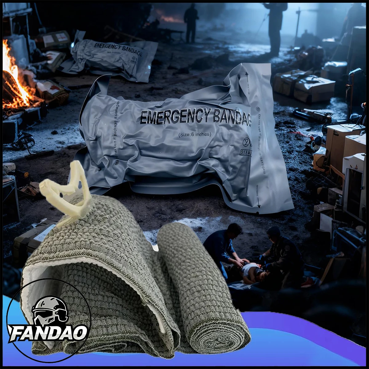 4/6/8" Emergency Trauma Compression Bandage Vacuum Sealed Medical Grade Bandage for Bleeding Control Tactical IFAK First Aid Kit
4/6/8" Emergency Trauma Compression Bandage Vacuum Sealed Medical Grade Bandage for Bleeding Control Tactical IFAK First Aid Kit