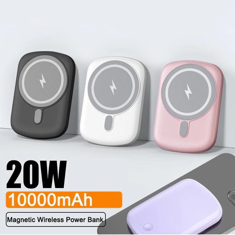 10000mAh Magnetic Wireless Power Bank for iPhone 12 13 14 Portable External Battery Charger Mini Powerbank for Samsung Xiaomi 14
10000mAh Magnetic Wireless Power Bank for iPhone 12 13 14 Portable External Battery Charger Mini Powerbank for Samsung Xiaomi 14