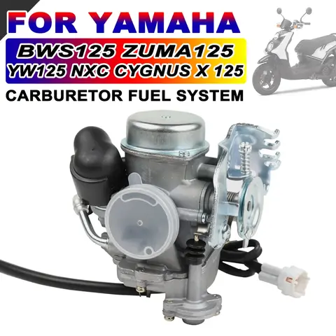 Carburateur de scooter de pièces de moto, Yamaha BWS125, BWS 125, ZUMA125, YW125, NXC, Cygnus X125, système de carburant, moteur de rechange Jane