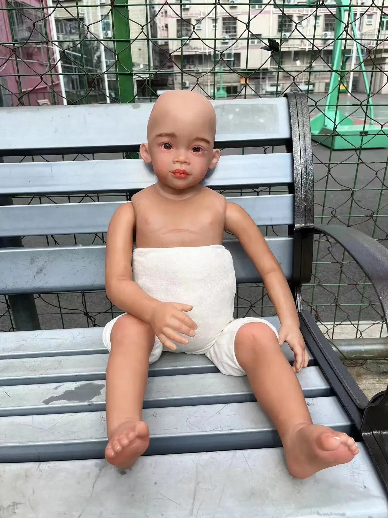 DLS Customized Limited Supply 32inch Reborn Baby Doll Meili Dark Skin Painted Kit DIY Part With Connectors Christmas Gift
DLS Customized Limited Supply 32inch Reborn Baby Doll Meili Dark Skin Painted Kit DIY Part With Connectors Christmas Gift