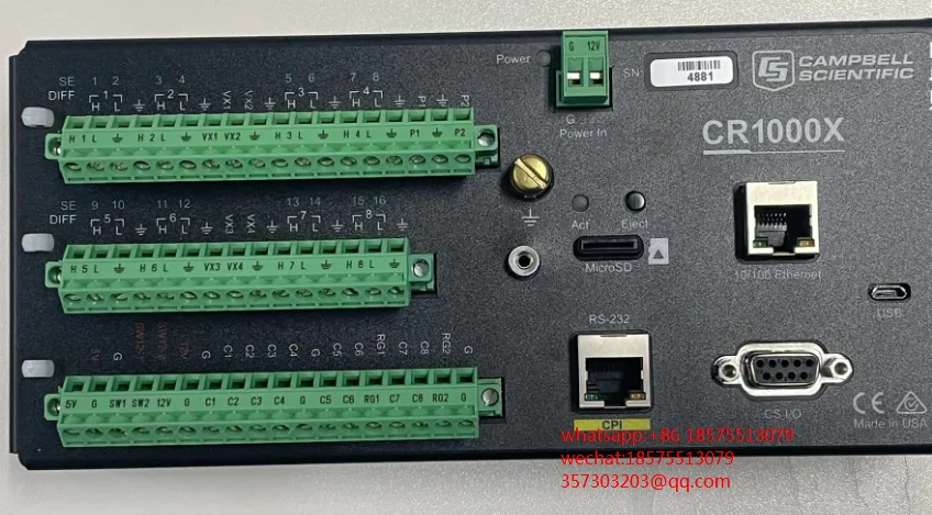 Для CR1000X контроллер измерения Datalogger сборщик данных Кэмпбелл научный 1 шт.
Для CR1000X контроллер измерения Datalogger сборщик данных Кэмпбелл научный 1 шт.