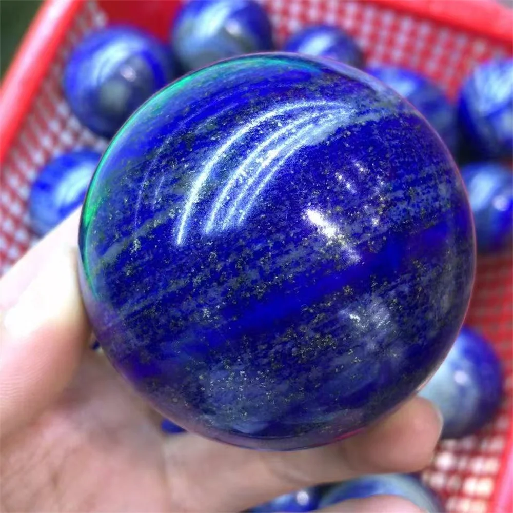 Natural Lapis Lazuli Crystal Quartz Energy Sphere, Spiritual Healing, Home Decoration, Demagnetization Meditation, Hand-Polished
Natural Lapis Lazuli Crystal Quartz Energy Sphere, Spiritual Healing, Home Decoration, Demagnetization Meditation, Hand-Polished