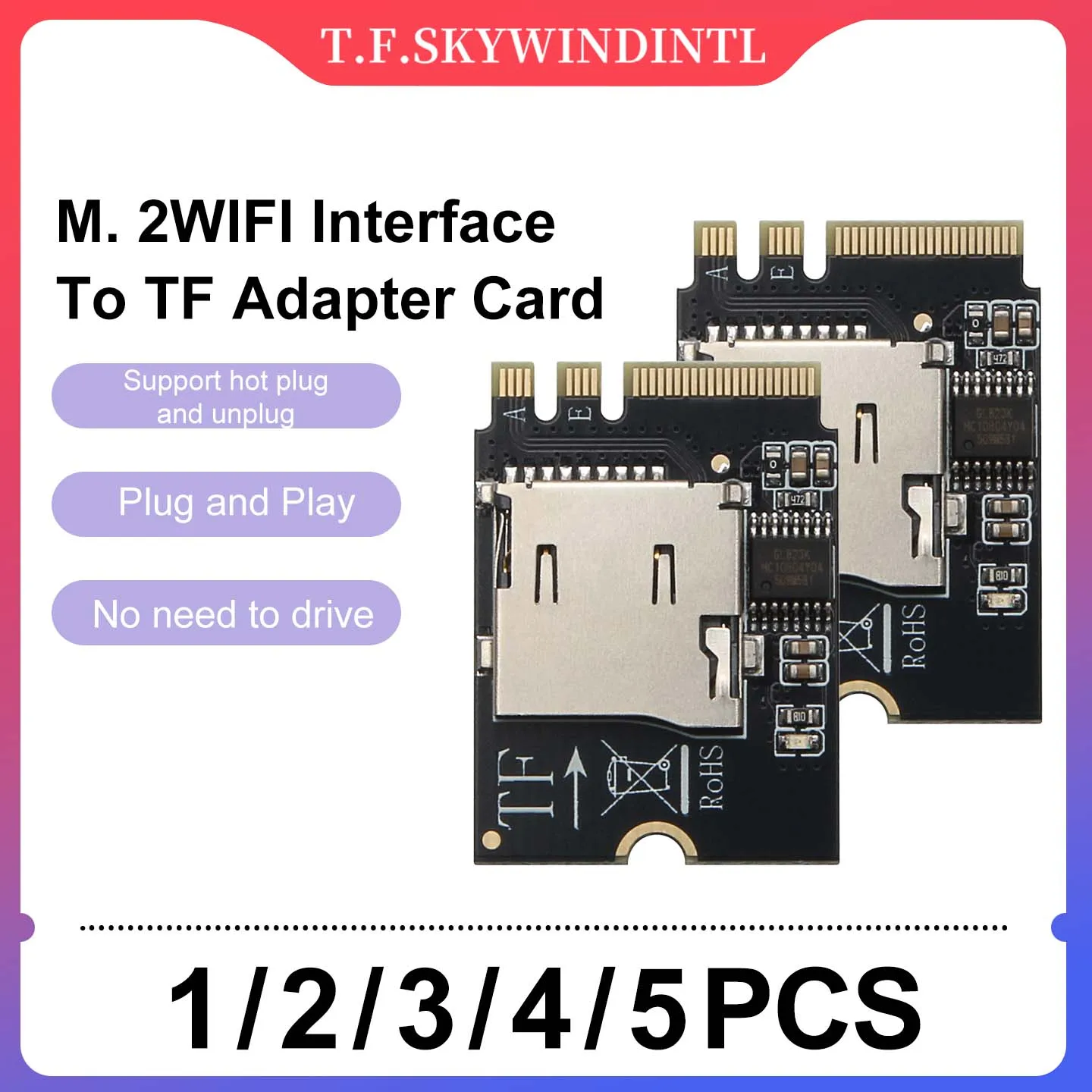 Ключ M.2 A E для Micro SD/SDHC/TF поддерживает устройство чтения карт с возможностью горячей замены, адаптер USB3.0 для мини-ПК/ноутбука/промышленного применения.
Ключ M.2 A E для Micro SD/SDHC/TF поддерживает устройство чтения карт с возможностью горячей замены, адаптер USB3.0 для мини-ПК/ноутбука/промышленного применения.