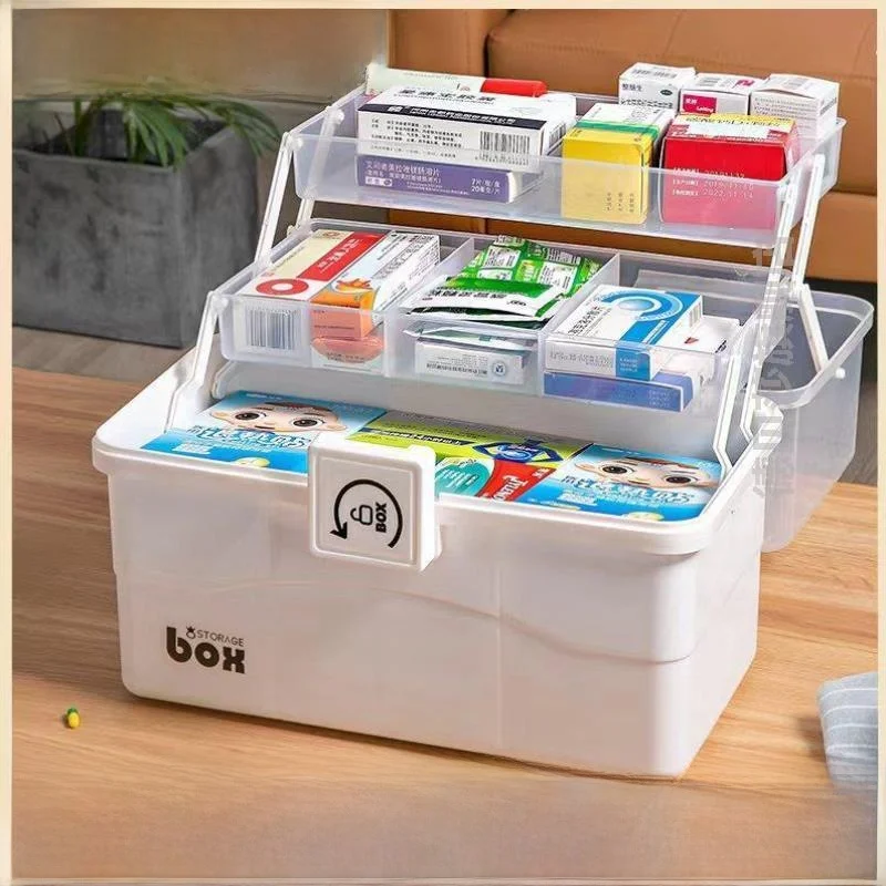 Large Capaci Medical Emergency Kit Home Medicine Box Storage Box Layered Design Constant Medicine Dormi Medicine Box
Large Capaci Medical Emergency Kit Home Medicine Box Storage Box Layered Design Constant Medicine Dormi Medicine Box
