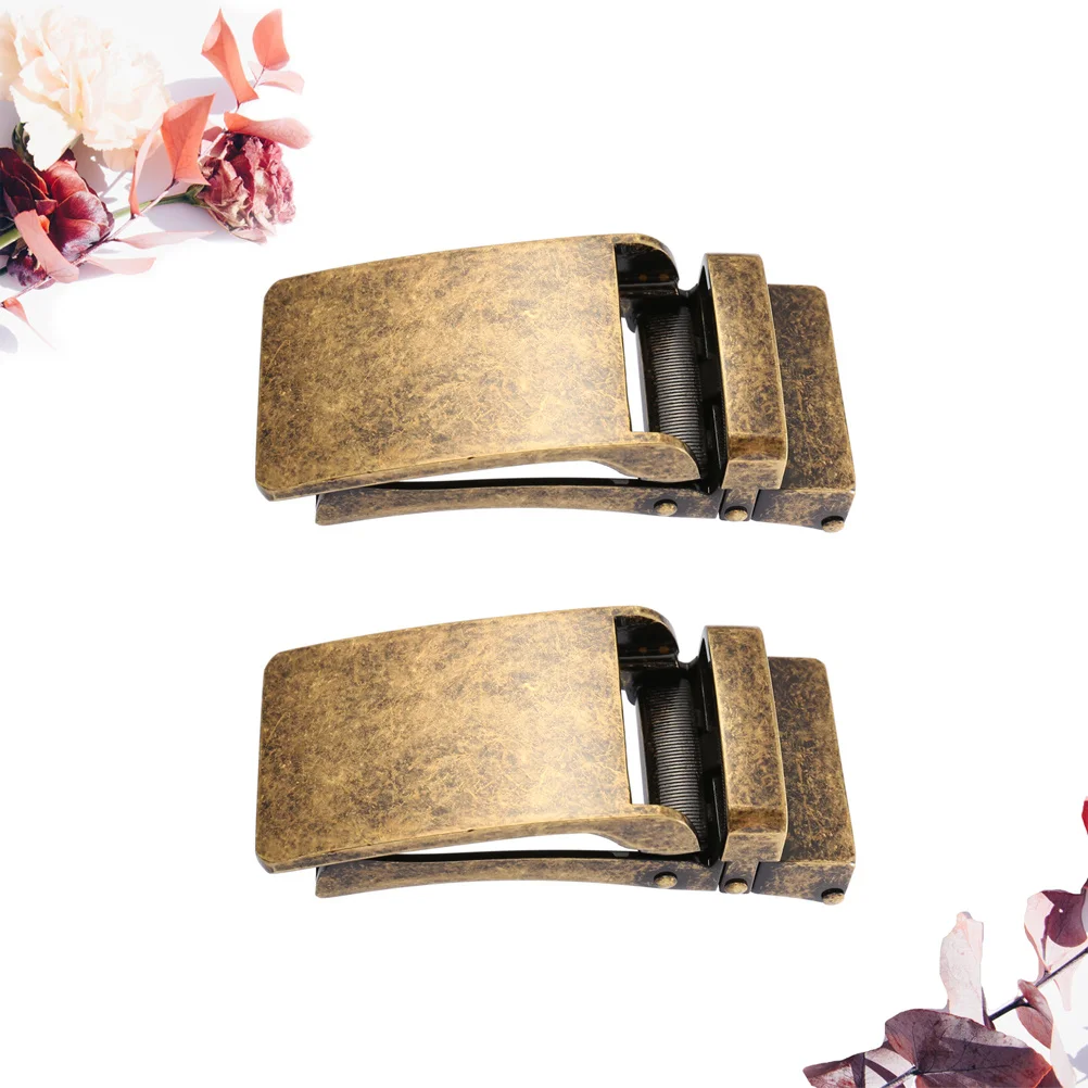 2pcs Alloy Automatic Belt Buckle For Men Easy Adjust Ratchet Belt Clip Fashion Business Buckles Fit Brown Black Coffee
2pcs Alloy Automatic Belt Buckle For Men Easy Adjust Ratchet Belt Clip Fashion Business Buckles Fit Brown Black Coffee