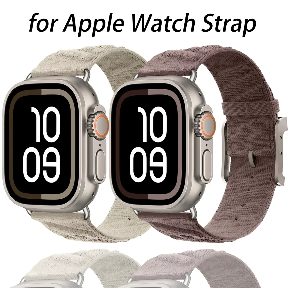 Nylon Ocean Strap for Apple Watch Band Ultra 2 49mm En Mer Bleu Nuit Bracelet iWatch 10 46mm 42mm 9 8 7 45mm 41mm 6 5 4 44/40mm
Nylon Ocean Strap for Apple Watch Band Ultra 2 49mm En Mer Bleu Nuit Bracelet iWatch 10 46mm 42mm 9 8 7 45mm 41mm 6 5 4 44/40mm