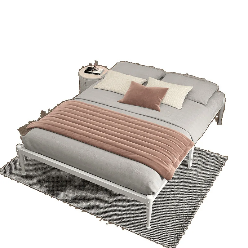 Wrought iron bed, double, simple, keel, apartment, modern, light luxury
Wrought iron bed, double, simple, keel, apartment, modern, light luxury