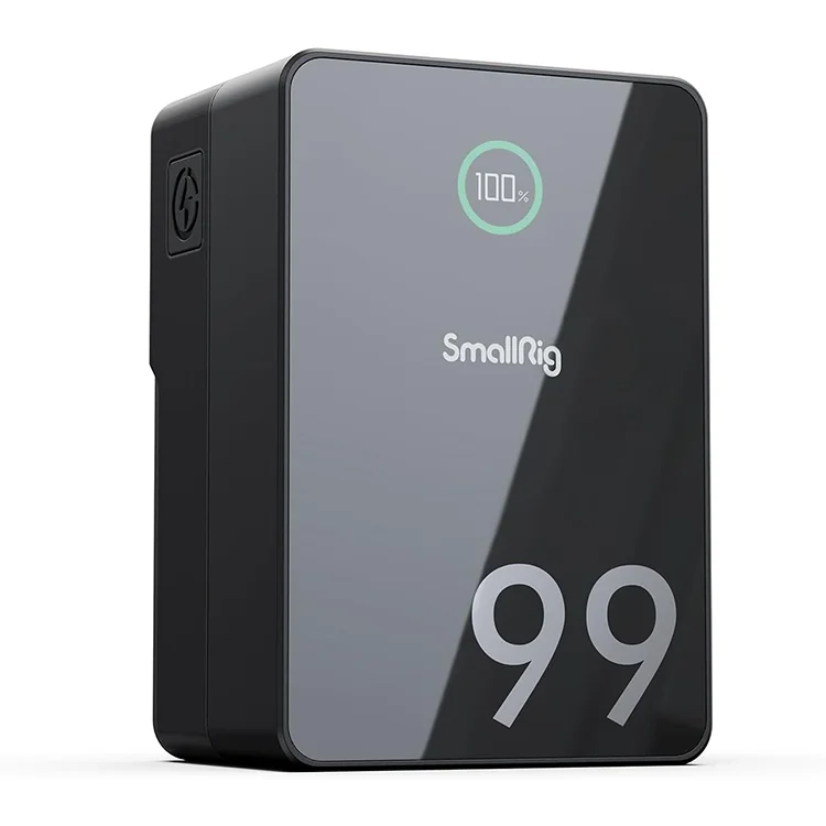 SMALL RIG V Mount Battery VB99 Pro 6700mAh 99Wh 14.8V V Mount Battery Support 100W PD USB-C Fast Charger - 4430
SMALL RIG V Mount Battery VB99 Pro 6700mAh 99Wh 14.8V V Mount Battery Support 100W PD USB-C Fast Charger - 4430