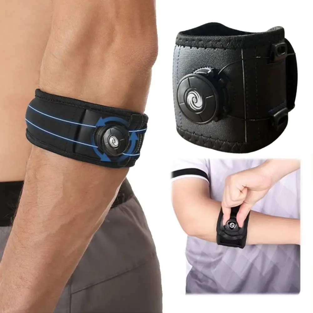 Knob Adjustable Arm Support Band Built-in Silicone Pad Pressurized Tennis Elbow Brace Thicken Cushioning
Knob Adjustable Arm Support Band Built-in Silicone Pad Pressurized Tennis Elbow Brace Thicken Cushioning