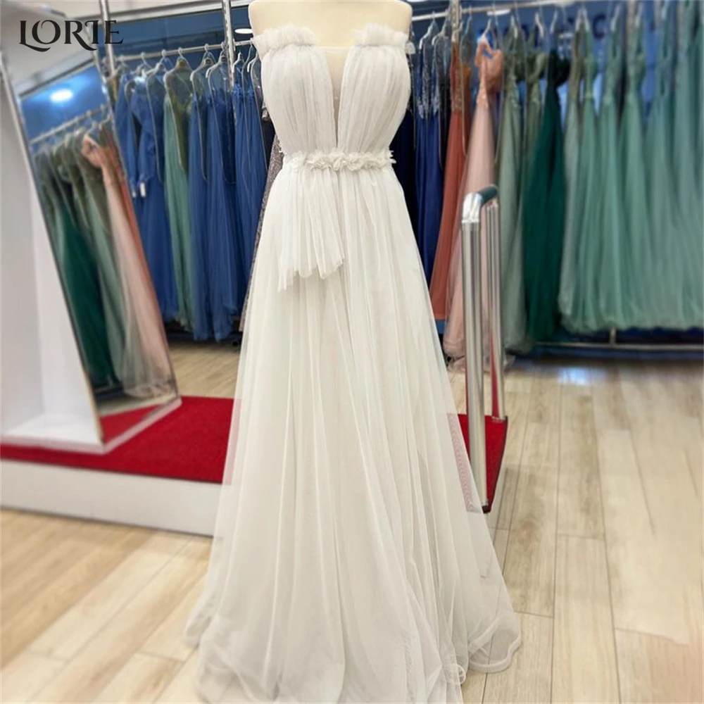 LORIE Solid Elegant Formal Prom Dresses For Wedding A-Line Off Shoulder Pleats Evening Dress Backless Ruffles Bride Party Gowns
LORIE Solid Elegant Formal Prom Dresses For Wedding A-Line Off Shoulder Pleats Evening Dress Backless Ruffles Bride Party Gowns