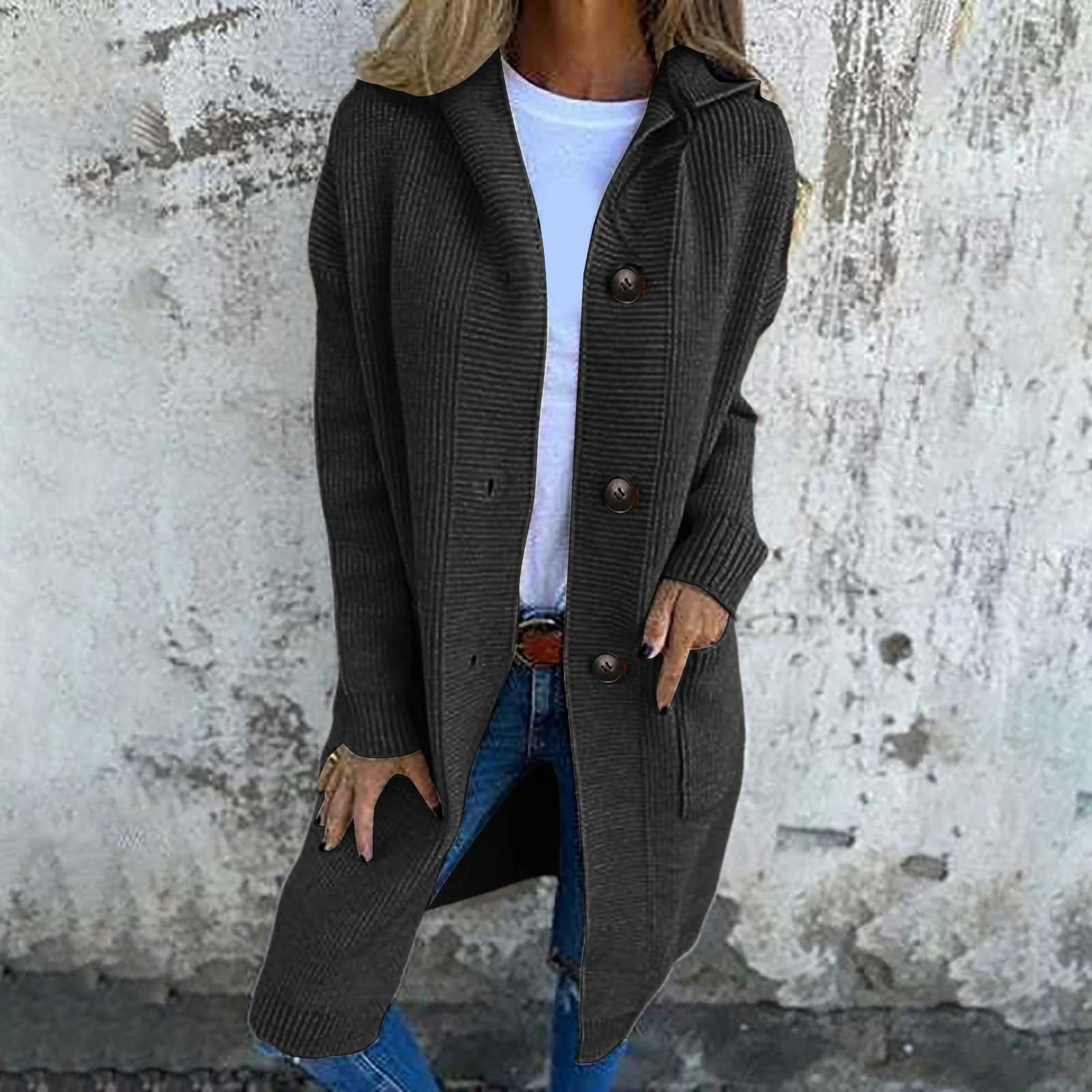 Women's Long Sweater Coat Knitted Cardigan Long Sleeve Top Retro Hooded Sweater Fashion Warm Winter Women's Clothing Coats Tops
Women's Long Sweater Coat Knitted Cardigan Long Sleeve Top Retro Hooded Sweater Fashion Warm Winter Women's Clothing Coats Tops