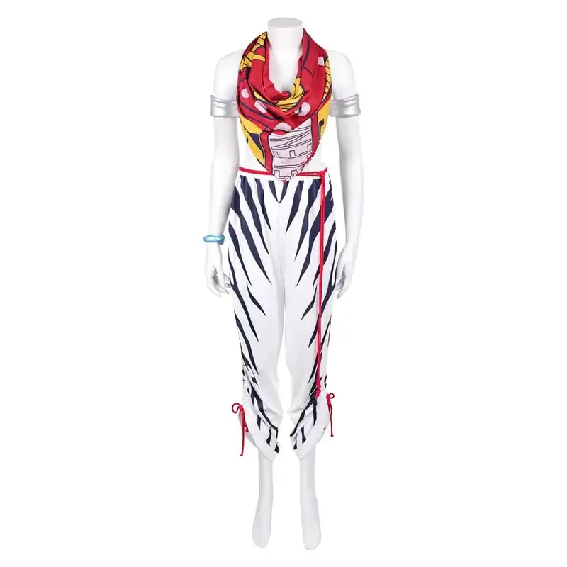 asdh8@Disguise Game SF Fighter Elena Cosplay Costume Roleplay Women Top Pants Scarf Set for Adult Female Halloween Carnival Part
asdh8@Disguise Game SF Fighter Elena Cosplay Costume Roleplay Women Top Pants Scarf Set for Adult Female Halloween Carnival Part