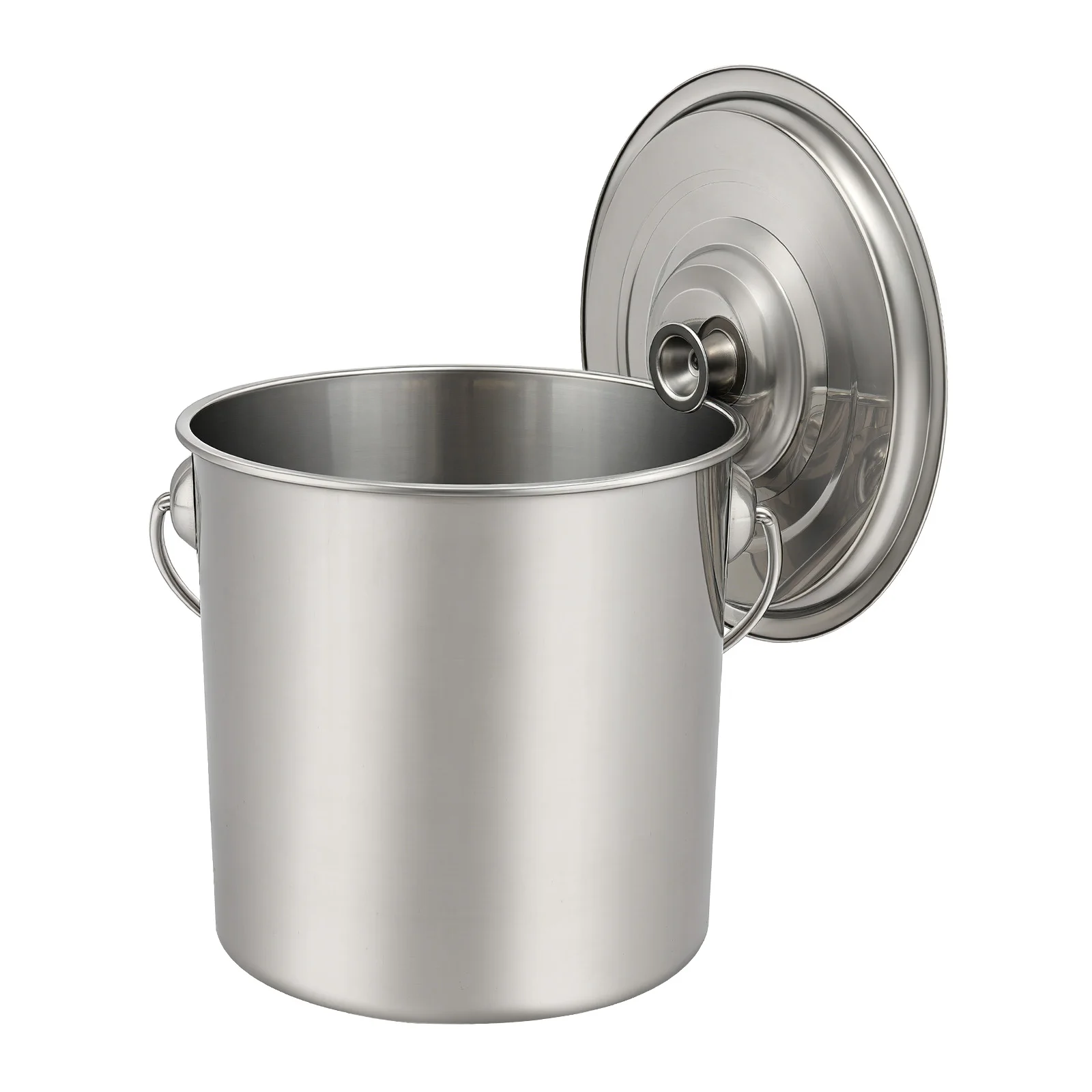 12L Food-Grade Stainless Steel Bucket, Heavy-Duty Kitchen Pail with Lid Thick-Bottom Storage Container for Home Catering Cooking
12L Food-Grade Stainless Steel Bucket, Heavy-Duty Kitchen Pail with Lid Thick-Bottom Storage Container for Home Catering Cooking
