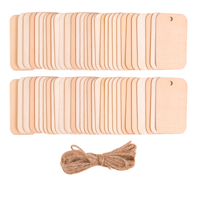 25pcs Wood Slices Wooden Blank Gift Label Tags With Rope for Wedding Birthday Party Decor Valentine's Day DIY Bookmark Crafts
25pcs Wood Slices Wooden Blank Gift Label Tags With Rope for Wedding Birthday Party Decor Valentine's Day DIY Bookmark Crafts