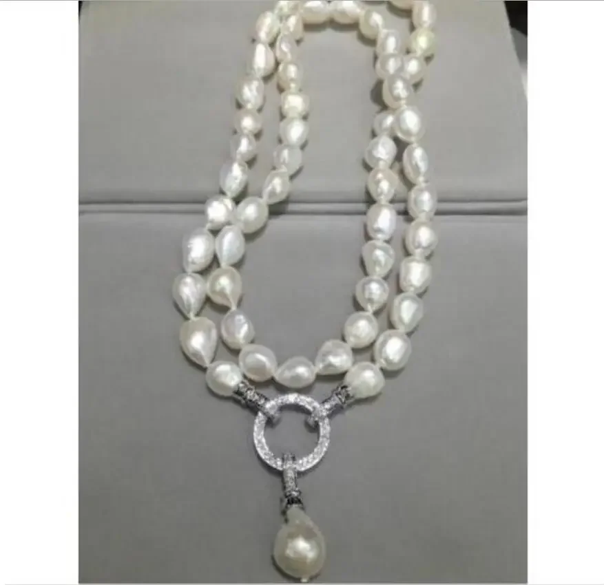 Fashion jewelry elegant 11-12mm south sea baroque white pearl necklace +pendant 18inch
Fashion jewelry elegant 11-12mm south sea baroque white pearl necklace +pendant 18inch