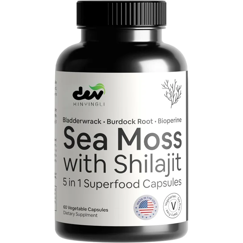 Seaweed Shilajit 5-in-1 Super Food Capsules - Seaweed Supplement for Enhanced Absorption and Vitality
Seaweed Shilajit 5-in-1 Super Food Capsules - Seaweed Supplement for Enhanced Absorption and Vitality