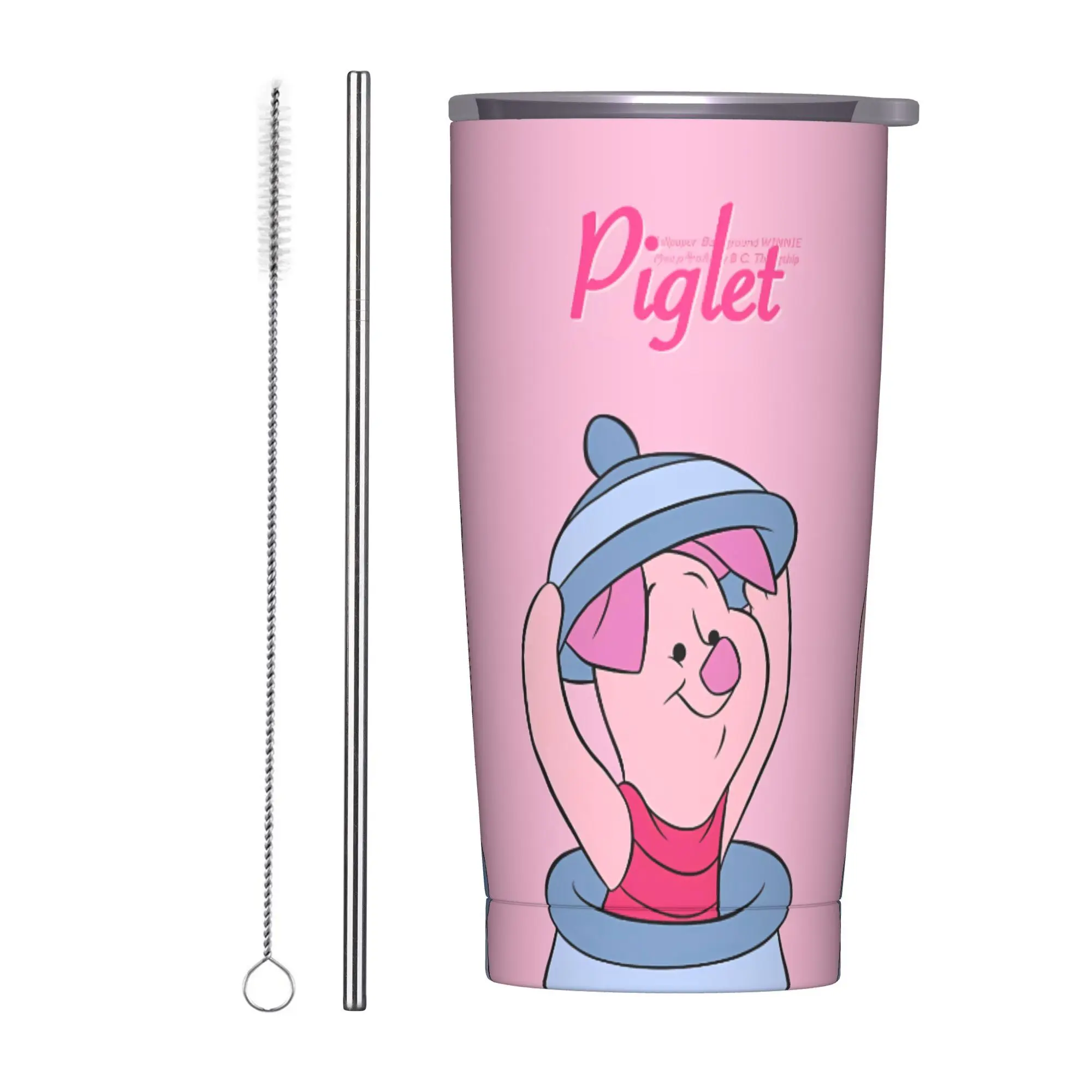 PIGLET Дорожная термокружка из нержавеющей стали с соломинкой и крышкой Автомобильные кружки большой емкости Бутылка для холодной и горячей воды
PIGLET Дорожная термокружка из нержавеющей стали с соломинкой и крышкой Автомобильные кружки большой емкости Бутылка для холодной и горячей воды