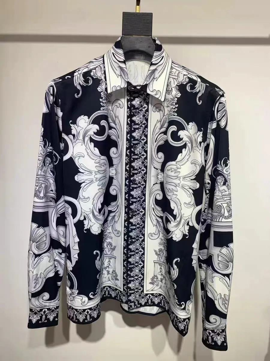 2023 Fashion t-shirts For Men Print Shirts Long-sleeved Business Casual Work Collared Clothing Button Tops camisas
2023 Fashion t-shirts For Men Print Shirts Long-sleeved Business Casual Work Collared Clothing Button Tops camisas