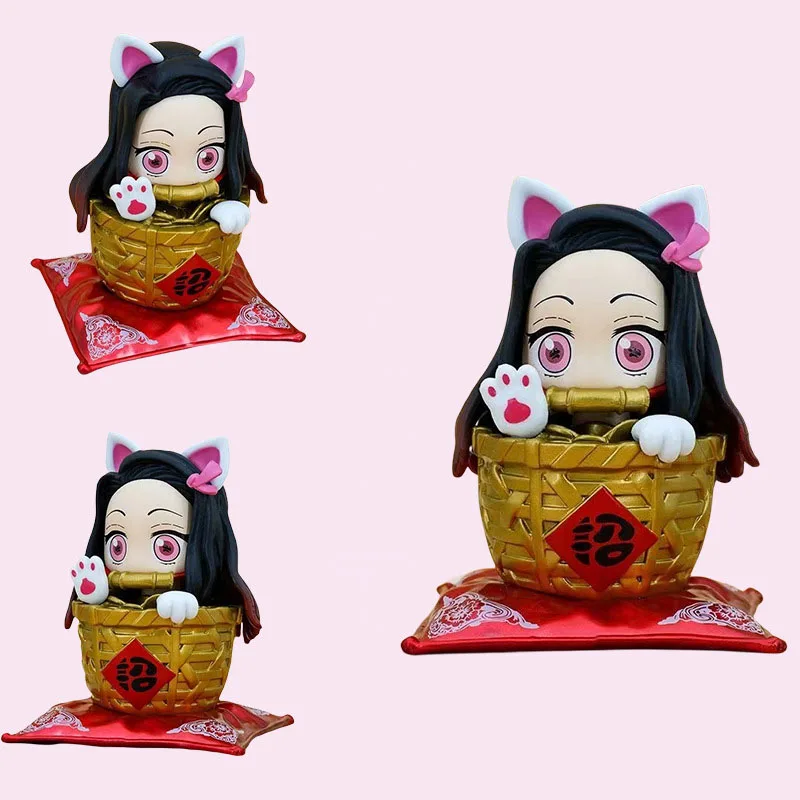 11CM Anime Demon Slayer Figure Kamado Nezuko The Lucky Cat Anime Cute Model Toys Gifts Collection Decoration Ornaments PVC
11CM Anime Demon Slayer Figure Kamado Nezuko The Lucky Cat Anime Cute Model Toys Gifts Collection Decoration Ornaments PVC