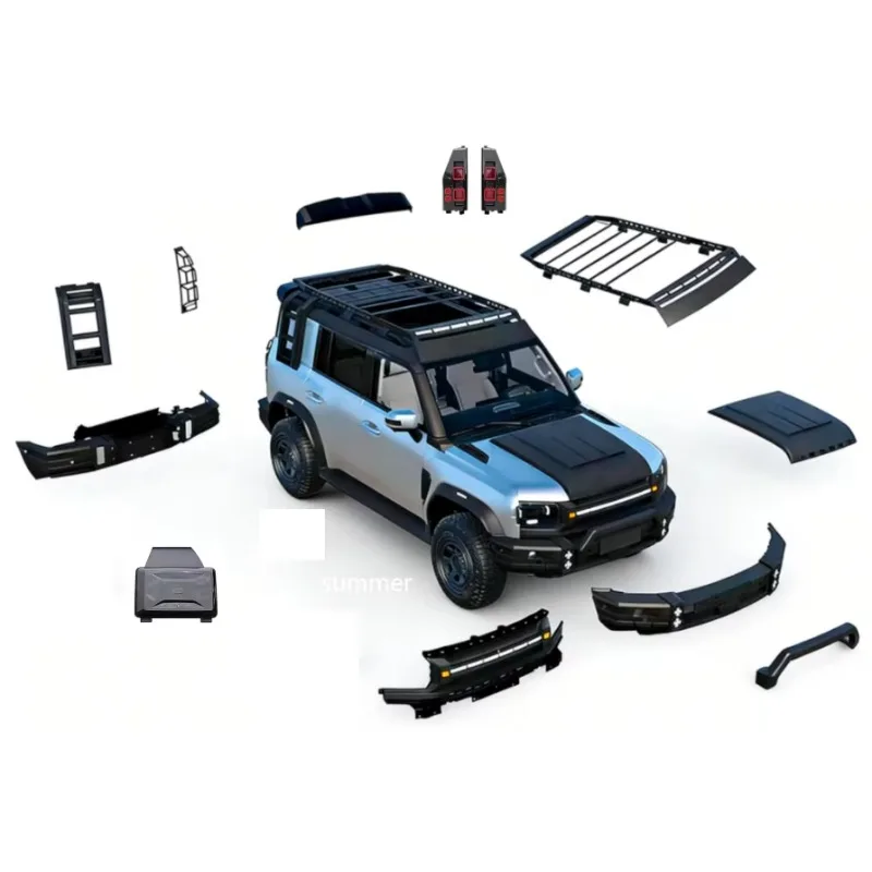 SUV Upgrade Conversion Bodykit for Chery Jetour Traveler T2 2024 2025 2026 Modified Roof Rack Lamps Side Ladder
SUV Upgrade Conversion Bodykit for Chery Jetour Traveler T2 2024 2025 2026 Modified Roof Rack Lamps Side Ladder