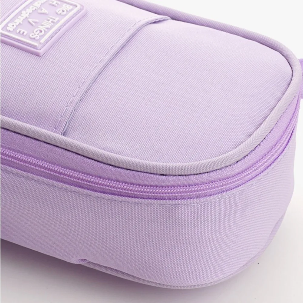 Canvas Large Capacity Pencil Cases Pen Slot Double Layer Students Pen Bag Solid Color Grid Pocket Stationery Storage Pouch Girls
Canvas Large Capacity Pencil Cases Pen Slot Double Layer Students Pen Bag Solid Color Grid Pocket Stationery Storage Pouch Girls