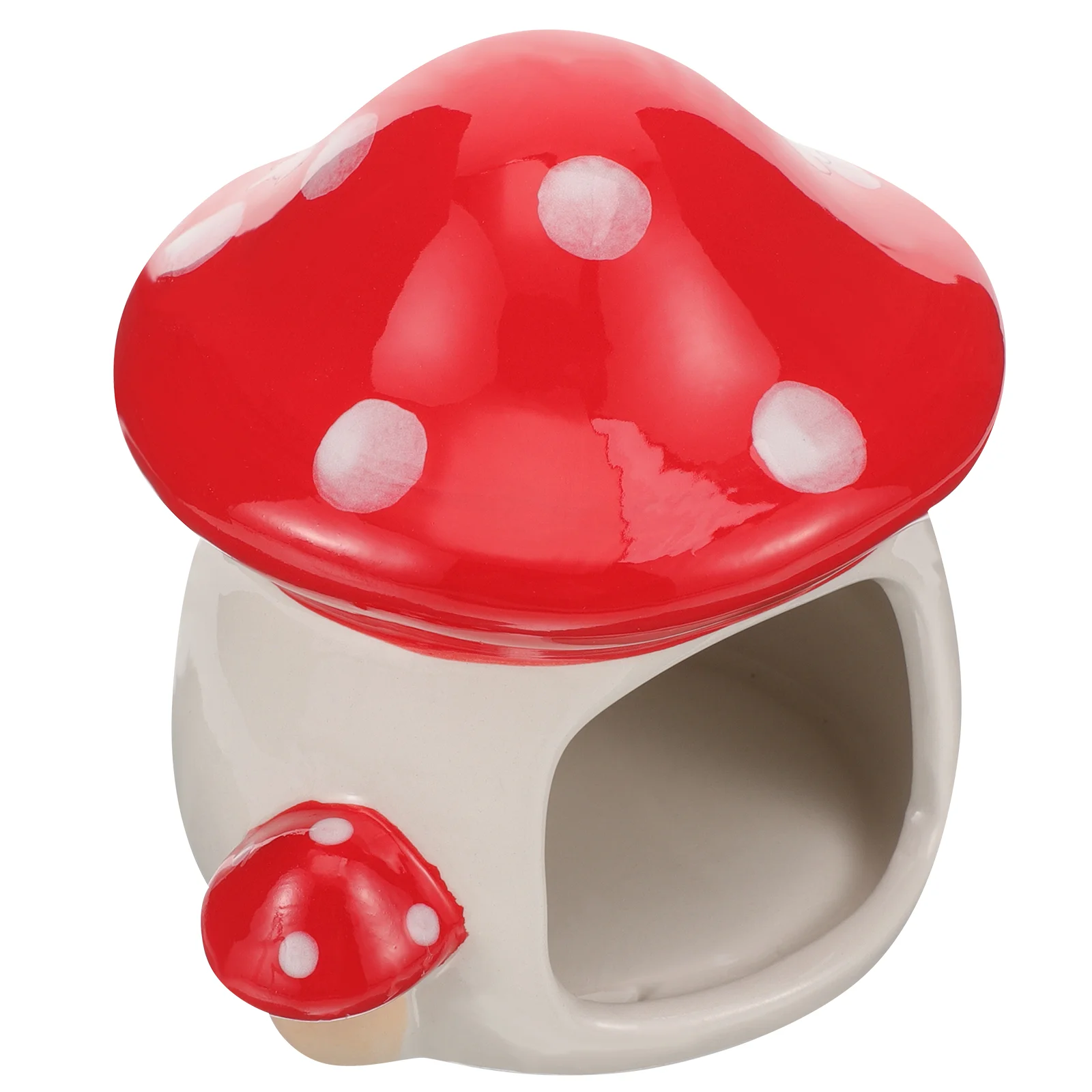 Ceramic Pet Bed Hamster Shelter Rat Hiding House Mushroom Shape Nest Resting Place Cooling Hideout Ceramics Decorative Summer
Ceramic Pet Bed Hamster Shelter Rat Hiding House Mushroom Shape Nest Resting Place Cooling Hideout Ceramics Decorative Summer