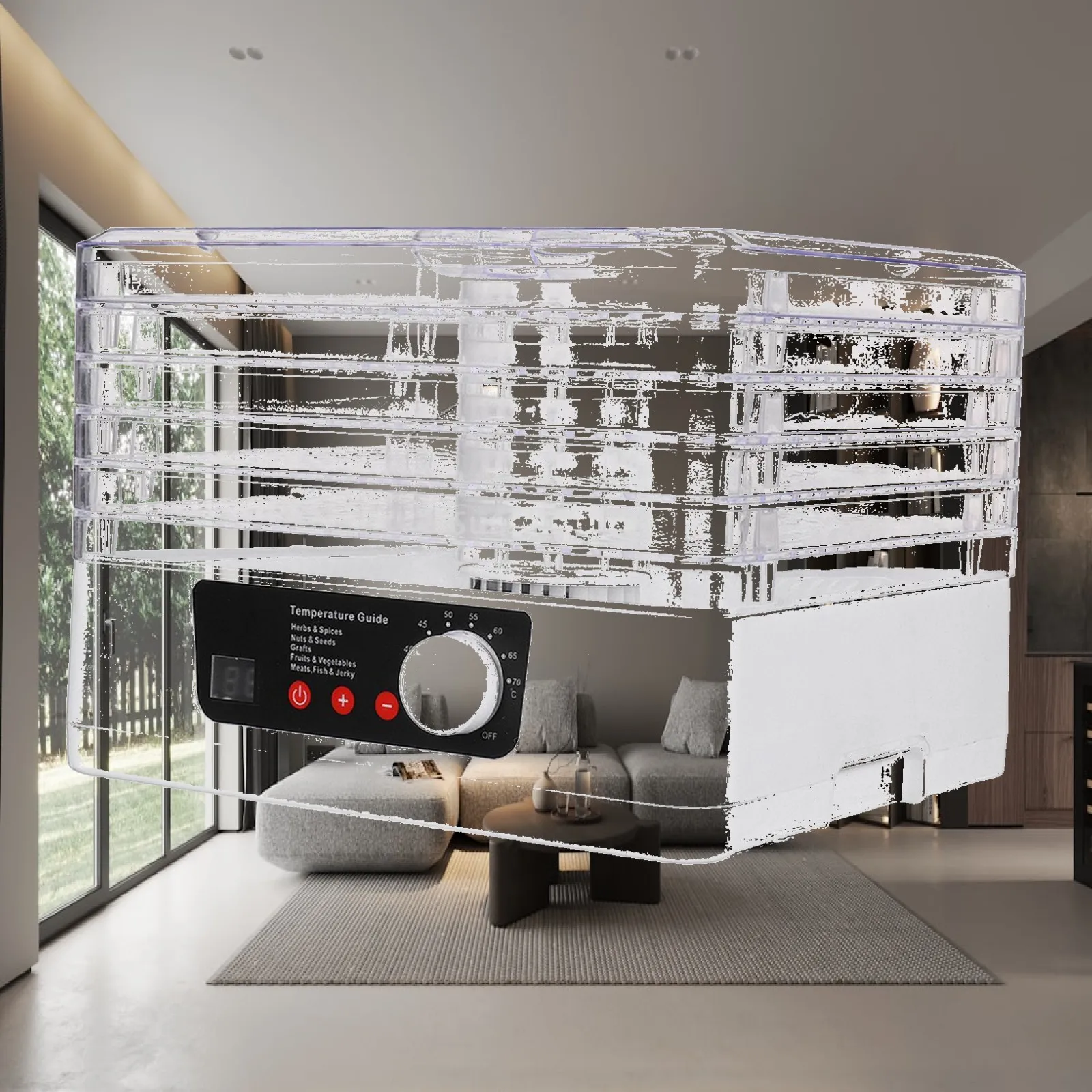 Electric Food Fruit Large 5 Layers 110V High Capacity Dryer for Food and Jerky Fruit Dryer for Herbs Vegetable Food Kitchen
Electric Food Fruit Large 5 Layers 110V High Capacity Dryer for Food and Jerky Fruit Dryer for Herbs Vegetable Food Kitchen