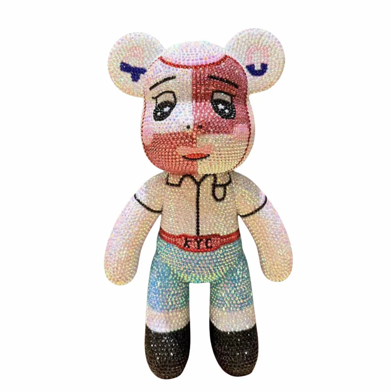 Creative Rhinestone Bear Staue Custmizable DIY Doll Bling-bling Mosaic Handcraft Diamond Cross Stitch Art Bithday Christmas Gift
Creative Rhinestone Bear Staue Custmizable DIY Doll Bling-bling Mosaic Handcraft Diamond Cross Stitch Art Bithday Christmas Gift