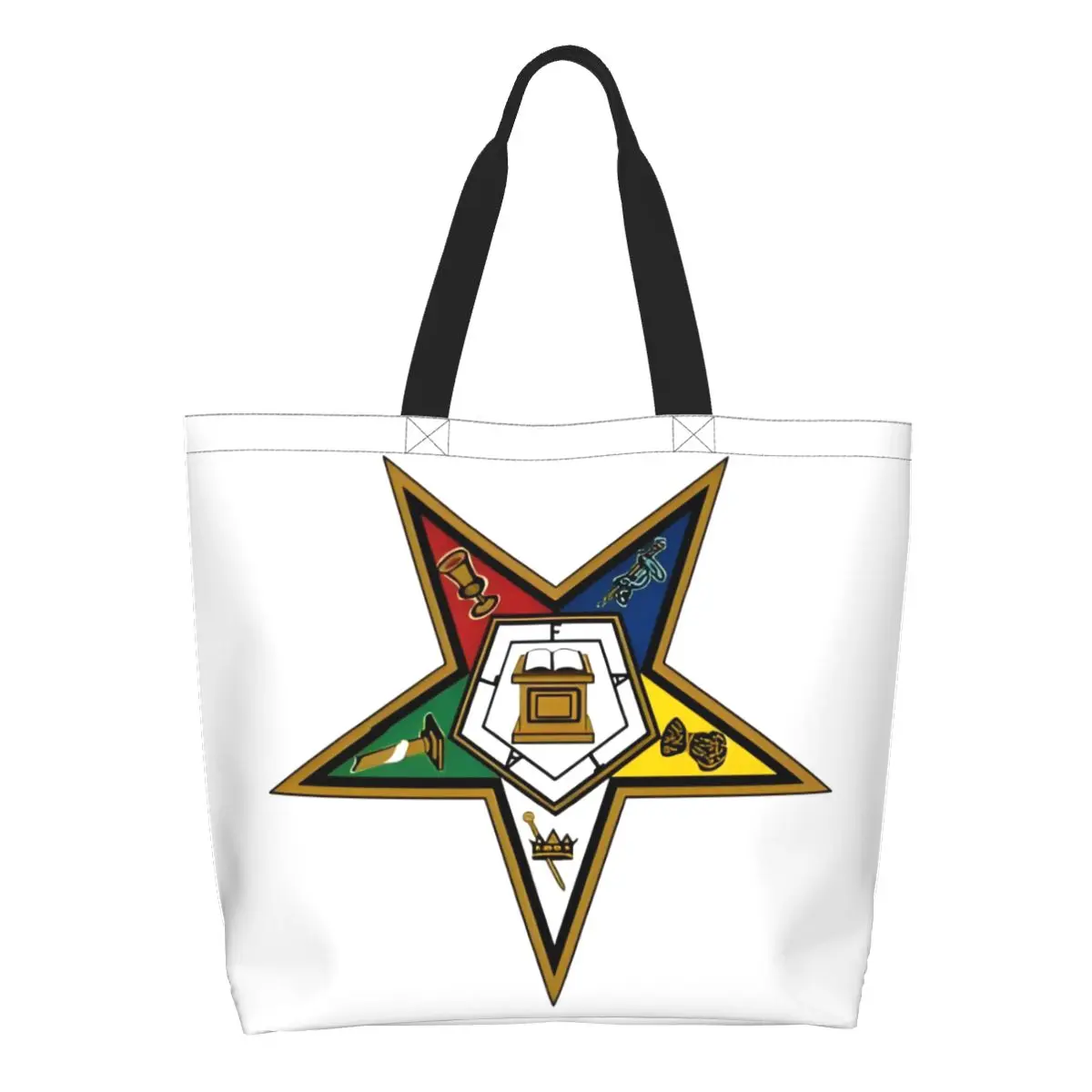 Изготовленная на заказ сумка-тоут с забавным принтом Oes Order Of The Eastern Stars, многоразовая холщовая сумка-шоппер на плечо
Изготовленная на заказ сумка-тоут с забавным принтом Oes Order Of The Eastern Stars, многоразовая холщовая сумка-шоппер на плечо