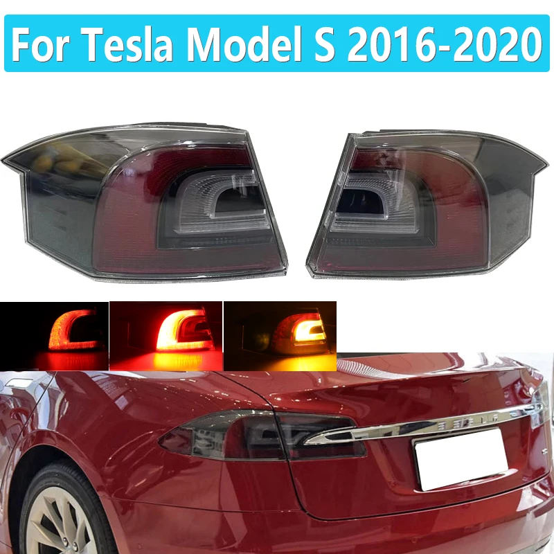 For Tesla Model S 2016-2020 Car Outer Rear Tail Light Rear Turn Signal Light Brake Parking Lamp Driving Lamp 600591800 600591900
For Tesla Model S 2016-2020 Car Outer Rear Tail Light Rear Turn Signal Light Brake Parking Lamp Driving Lamp 600591800 600591900
