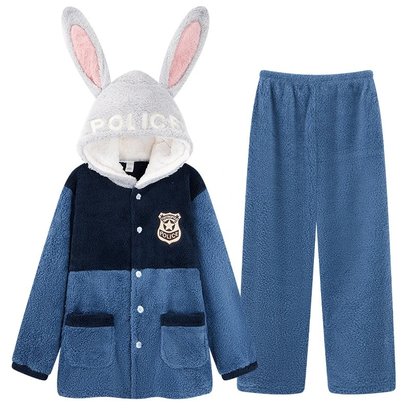 Judy Hops Coral Fleece Robe Set, Hooded Winter Sleepwear for Girls & Women Wearable Loungewear
Judy Hops Coral Fleece Robe Set, Hooded Winter Sleepwear for Girls & Women Wearable Loungewear