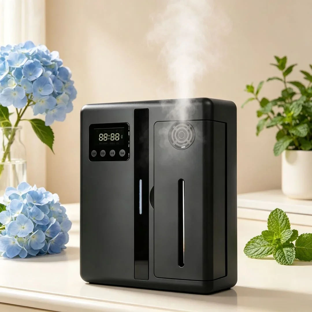 Auto Spray Aroma Diffuser Wall Mounted Fragrance Machine Commercial Hotel Home Essential Oil Deodorant Scent Aromatherapy Device
Auto Spray Aroma Diffuser Wall Mounted Fragrance Machine Commercial Hotel Home Essential Oil Deodorant Scent Aromatherapy Device