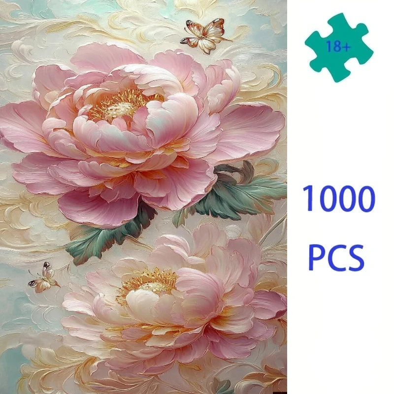 500/1000 PCS Jigsaw Puzzle Soft Pastel Peony Painting Home Family Activity Games for Gameroom Bedroom Home Decor Frameless
500/1000 PCS Jigsaw Puzzle Soft Pastel Peony Painting Home Family Activity Games for Gameroom Bedroom Home Decor Frameless