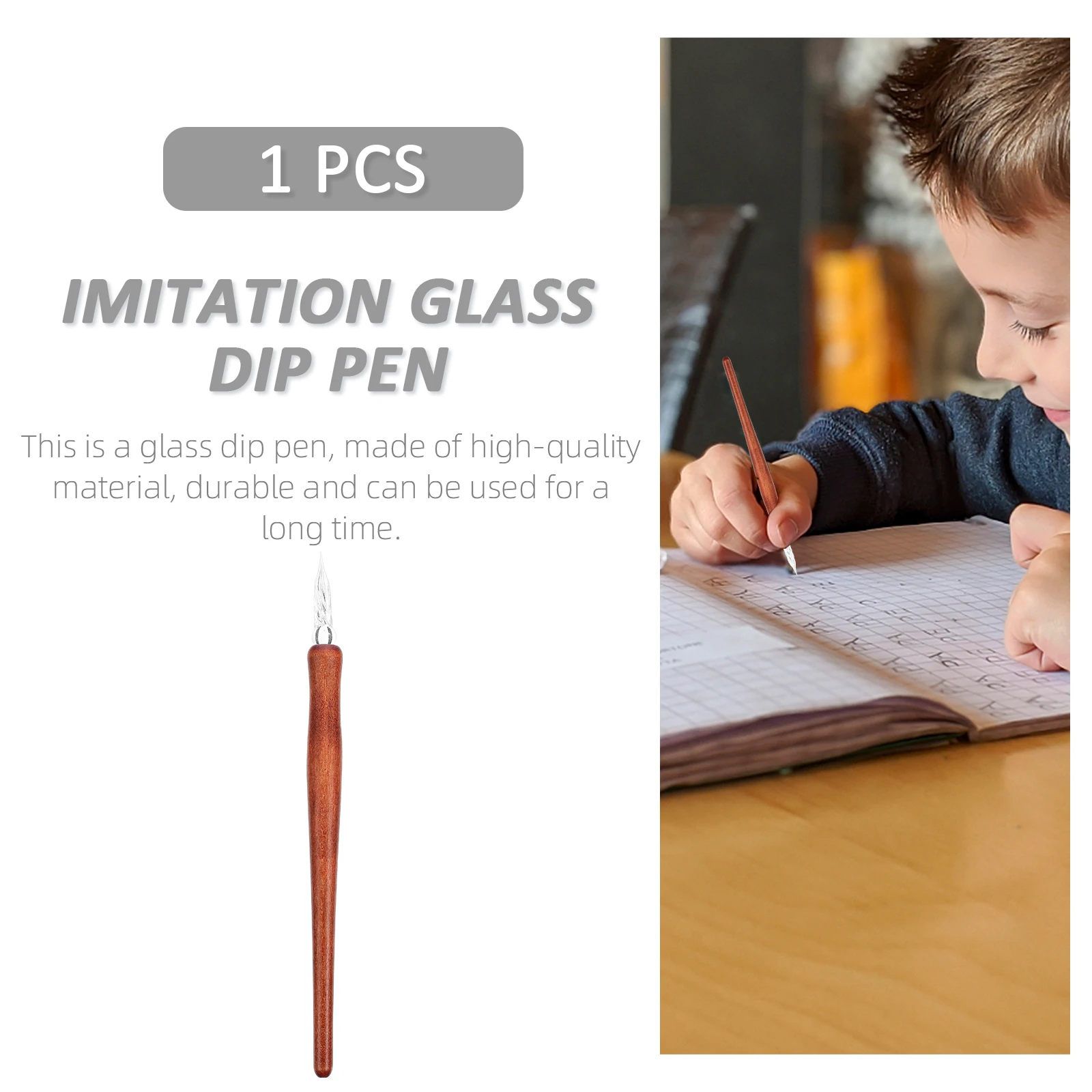 1pc Dip Pen 0.5mm SP279045 Tea Color Short Glass Calligraphy Comic Pen Writing Supplies School Stationery Craft
1pc Dip Pen 0.5mm SP279045 Tea Color Short Glass Calligraphy Comic Pen Writing Supplies School Stationery Craft