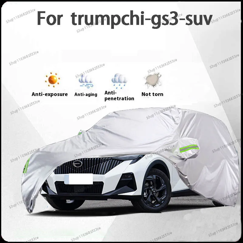 For Trumpchi GS3 Fit Car Cover - Waterproof, Dustproof, Sunshade (UV), Snowproof | Silve Full Cover with All-Day Protection
For Trumpchi GS3 Fit Car Cover - Waterproof, Dustproof, Sunshade (UV), Snowproof | Silve Full Cover with All-Day Protection