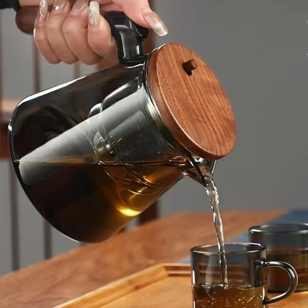 650ML Magnetic Switch Tea Pot Large Capacity Glass Tea Separation Pot Water Separation Design Filter Function Glass Teapot
650ML Magnetic Switch Tea Pot Large Capacity Glass Tea Separation Pot Water Separation Design Filter Function Glass Teapot