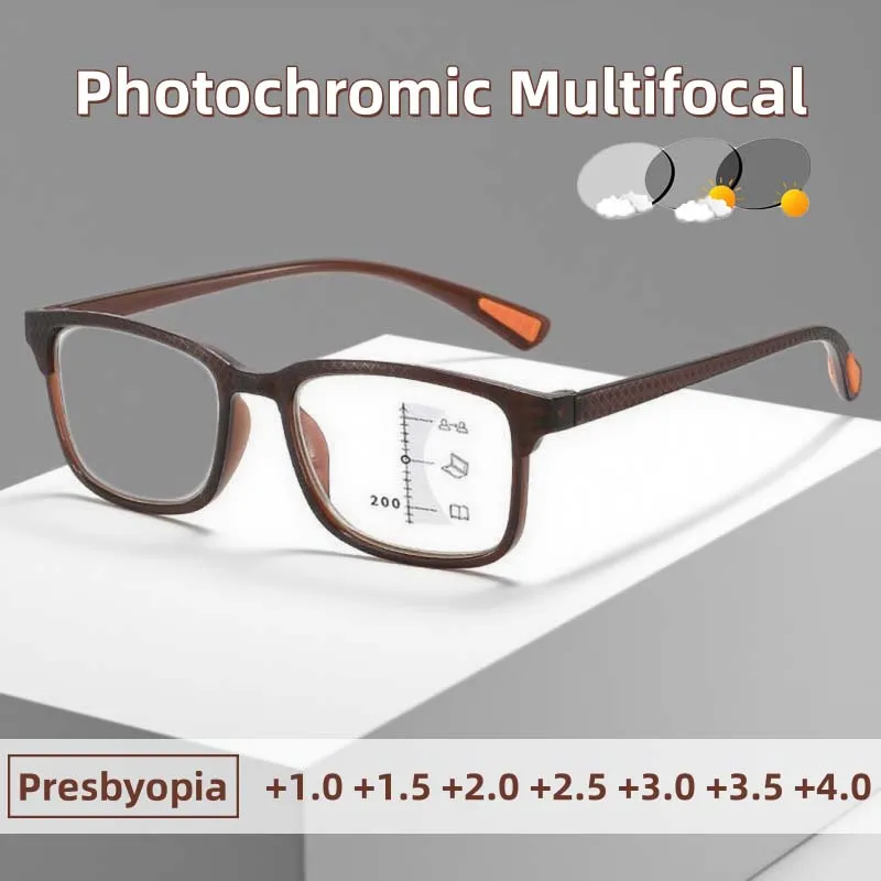 Photochromic Multifocal Presbyopia Glasses New Ultra Light High-definition Anti Blue Light Glasses UV Protective Goggles
Photochromic Multifocal Presbyopia Glasses New Ultra Light High-definition Anti Blue Light Glasses UV Protective Goggles